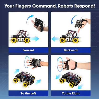 Biped Robot Kit STEM Toys Science Kit for Kids, Bionic Bipedal Robotics Programmable Coding Crafts Set for Arduino ESP32, Birthday Gift for Age 8-12 Boys Girls Teens