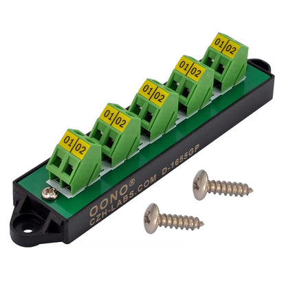 30Amp 300V 1x10 Position Terminal Block Distribution Module. OONO D-1661GP