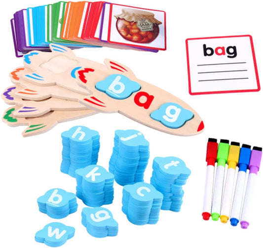 Abaodam 1 Set Vowel Letters Sorting Flashcards for Kindergarten Learning Interactive Spelling Game for Classroom Activities Enhances Hand Eye Coordination and Word Recognition