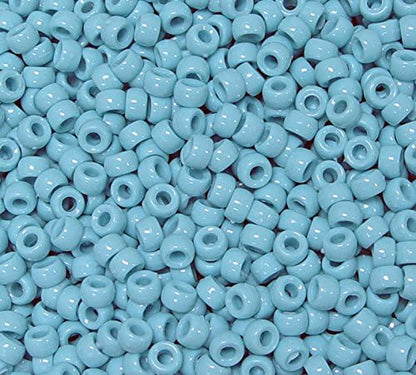 JOLLY STORE Crafts - Mini Pony Beads, Easy-to-Use Reusable Jewelry-Making/Bracelet Beads for Art, Craft Decorations & More, 6.5 x 4mm Beads, Crafted in The USA, Opaque Grey, 1000 pcs (Pack of 1)