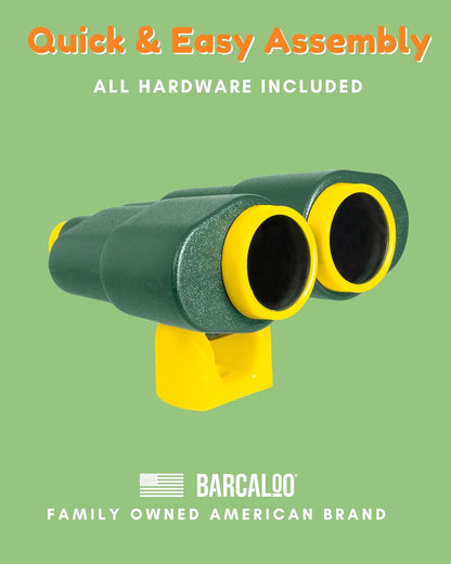 Barcaloo Kids Playset Telescope - Outdoor Backyard Playground Accessories for Kids, Pirate Telescope for Swingset, Jungle Gym, Treehouse, and Playset Accessories