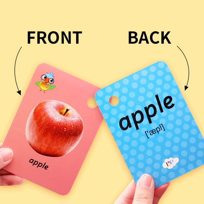 Toddler Number Flash Cards,No.123 Sight Words with Pictures Preschool Kids Flash Cards 28 Pcs with Ring(Number)
