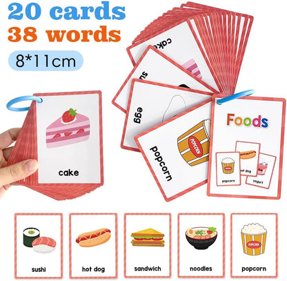 Lachilly Number 1-100 English Flashcards, High Frequency Words, Kindergarten ESL Teaching Materials, Autism Learning Materials, Vocabulary Building, 15 Cards 28 Words
