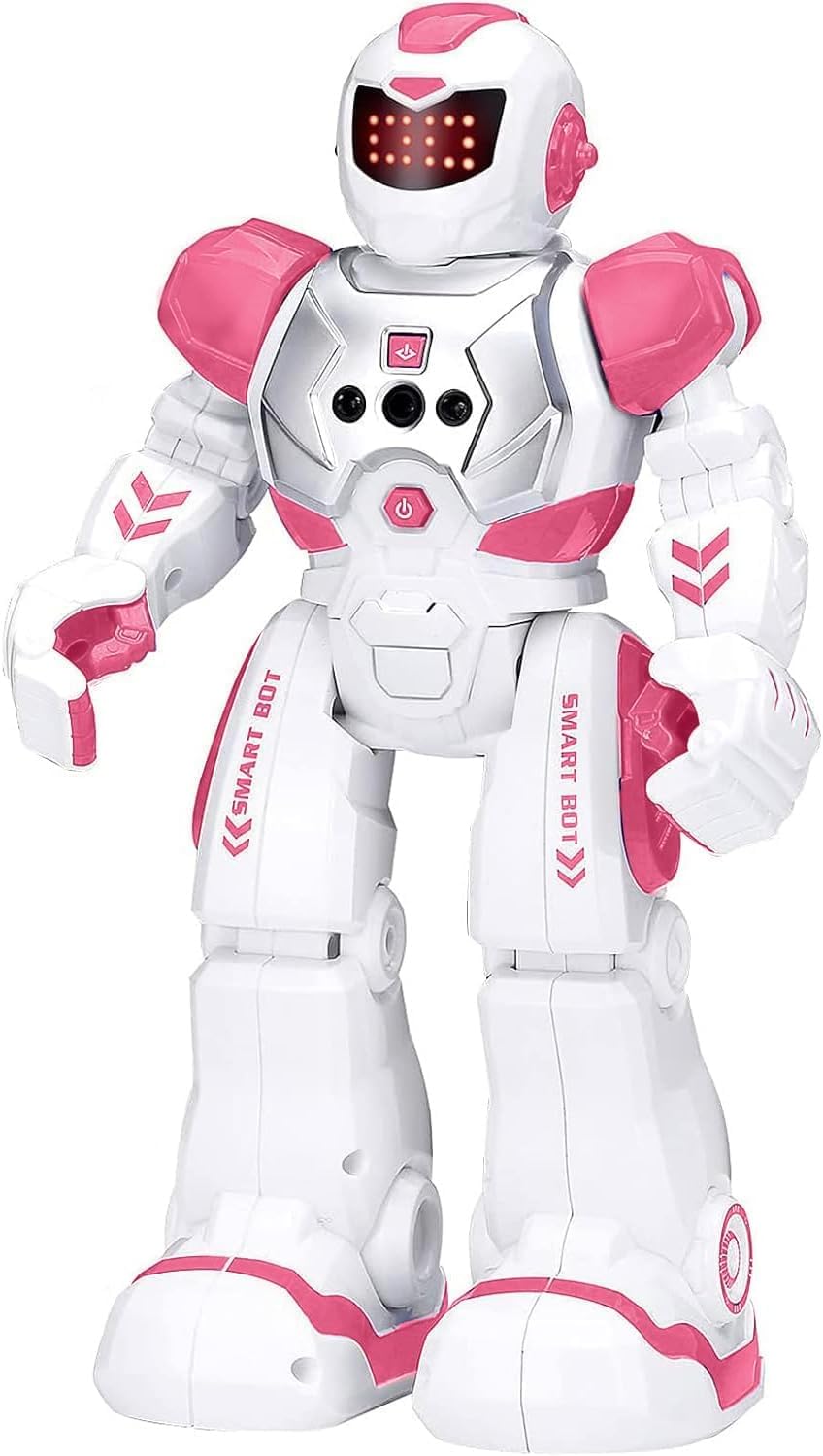 KingsDragon Robots Toy for Kids, RC Gesture Sensing Toy, Interactive Walking Singing Dancing Robot Birthday Presents for Boys Girls Age 6 7 8 9 Years Old