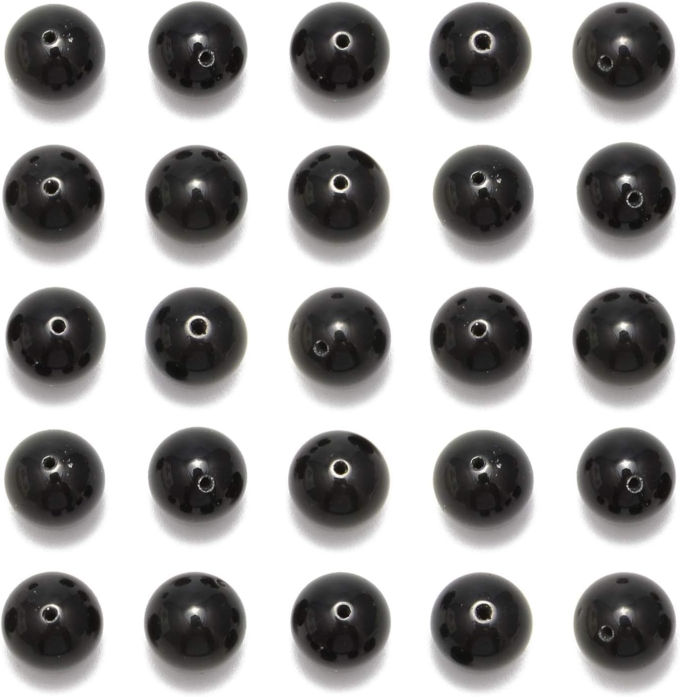 NCB 100pcs Original Natural Stone Beads Gemstone Round Loose Beads 6mm 8mm 10mm (Blue Aventurine, 6mm 100Beads) - Colors A