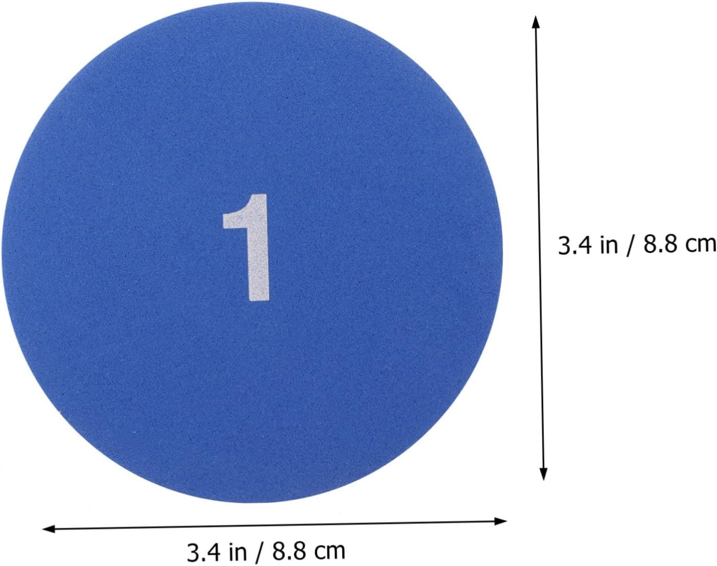 DOITOOL 1 Set Eva Fraction Circles for Educational Math for Learning Fractions School Engaging Early Educational Plaything