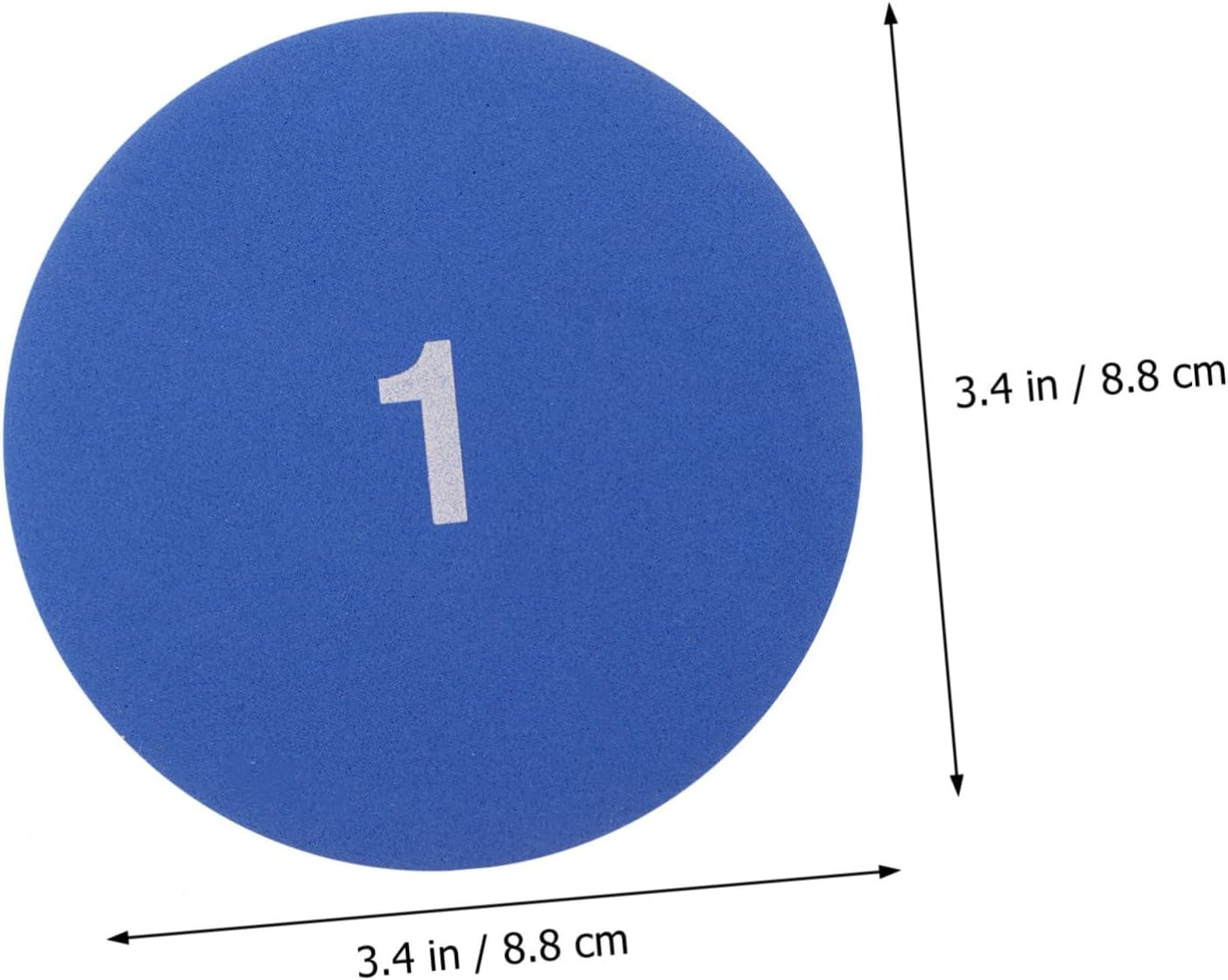 Homoyoyo 1 Set Eva Fraction Circles Early Educational Plaything for Students Lightweight Teaching for Understanding Fraction Relationships and Numbers