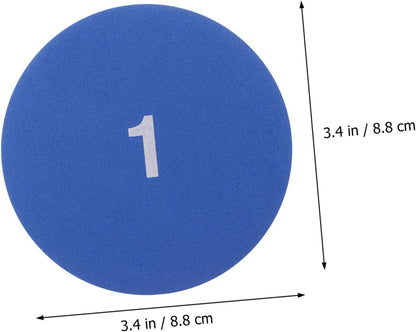 Homoyoyo 1 Set Eva Fraction Circles Early Educational Plaything for Students Lightweight Teaching for Understanding Fraction Relationships and Numbers