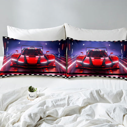 Feelyou Drum Kit Bedding Set Musical Instruments Sheets for Kids Boys Girls Classical Rock Music Bed Sheets Vinyl Record Sheets Set Bedroom Collection 4Pcs Full Size