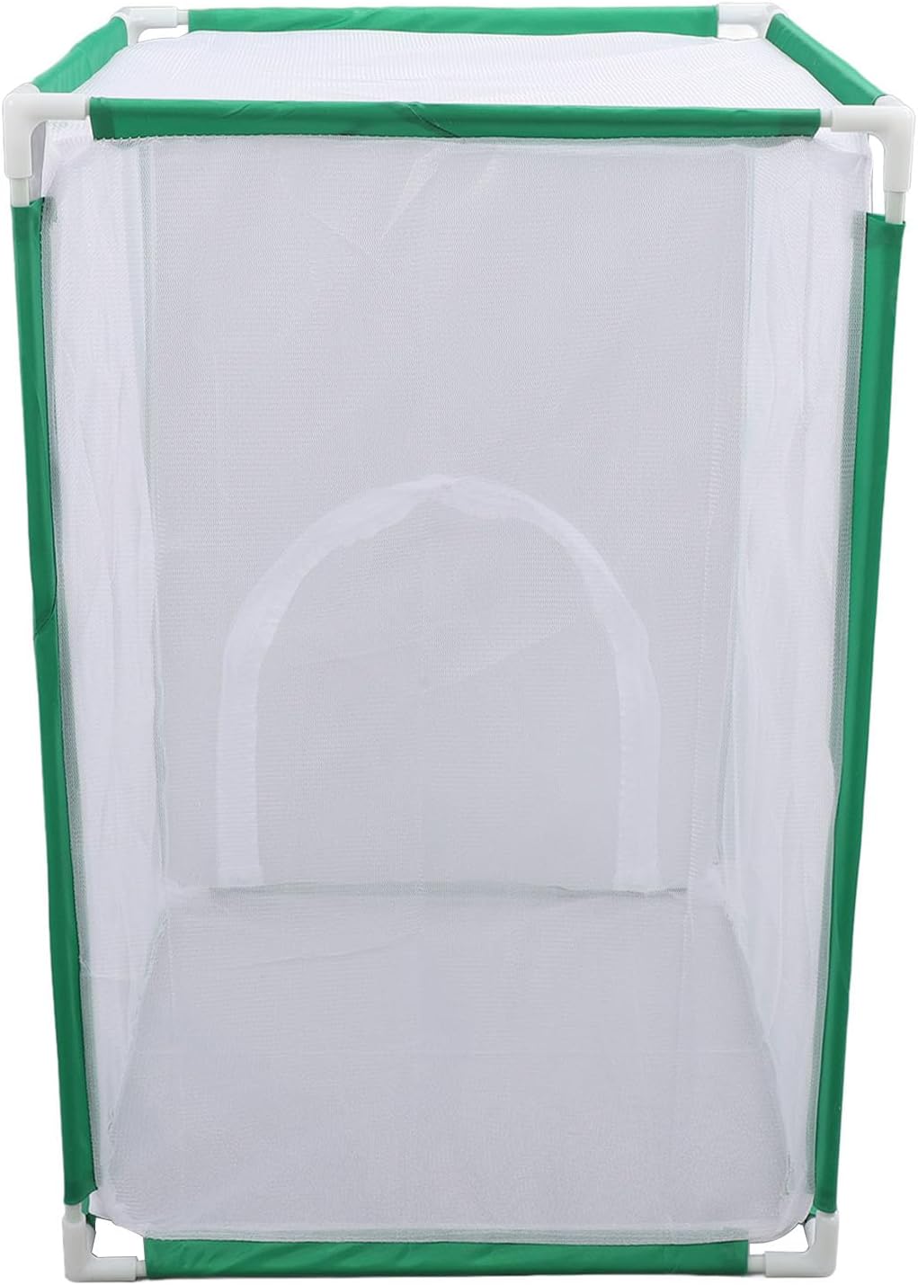 Clear Mesh Butterfly Enclosure, Transparent View Butterfly Habitat Sturdy Frame Chameleon Cage for Exploration Observation Small Creature Care