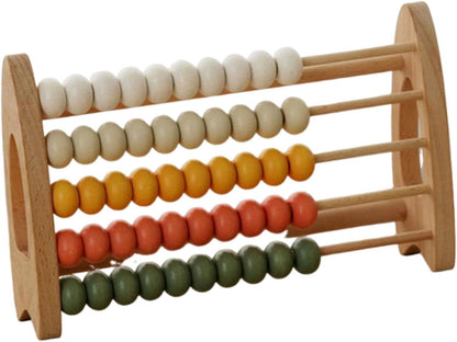 Wooden Abacus for Kids with Colorful Beads Counting Abacus