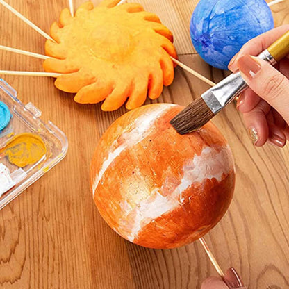 Adult Crafts 5 Sets Solar System Model Foam Ball Kit White Foam Ball Unfinished Polystyrene Spheres Outer Space for DIY Crafts Making Project