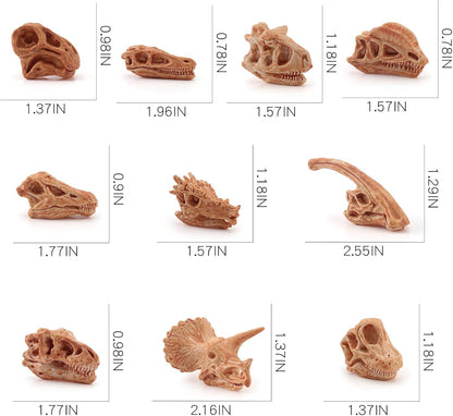 LC JoyCre Mini Dinosaur Bones for Kids Sandbox Toys - Realistic Fake Dinosaur Bones for Kids to Dig Up