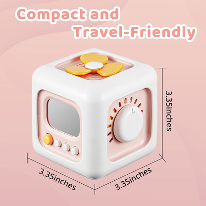 SOCBTNSO Busy Cube Toy for 1 Year Old Boy, Montessori Toys for 1+ Year Old, Travel Sensory Toys for Toddlers 1-3, Learning Fine Motor Skills| 1st Birthday Gifts 6 9 12 Months Baby