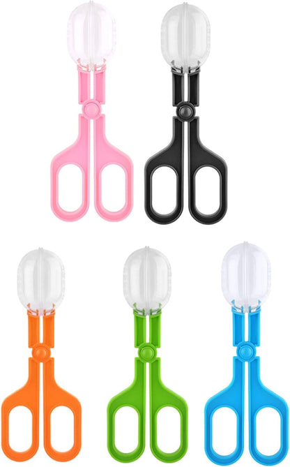 10pcs Gogga Catcher Scissors Tongs Tweezers Scooper Clamp Kids Toy Tool for Professional Pet Shops