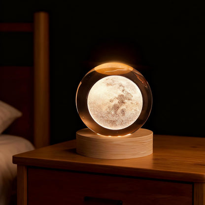3D Solar System Crystal Ball, 2.4in Universe Gifts Decorative Quartz Glass Ball, Space Laser Engraved Model Astronomy Decor, Physics Display Sculpture Home Decor Crafts for Friends Mom Women Boys