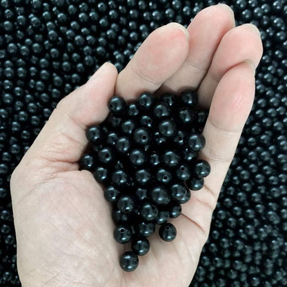 NCB 100pcs Original Natural Stone Beads Gemstone Round Loose Beads 6mm 8mm 10mm (Blue Aventurine, 6mm 100Beads) - Colors A
