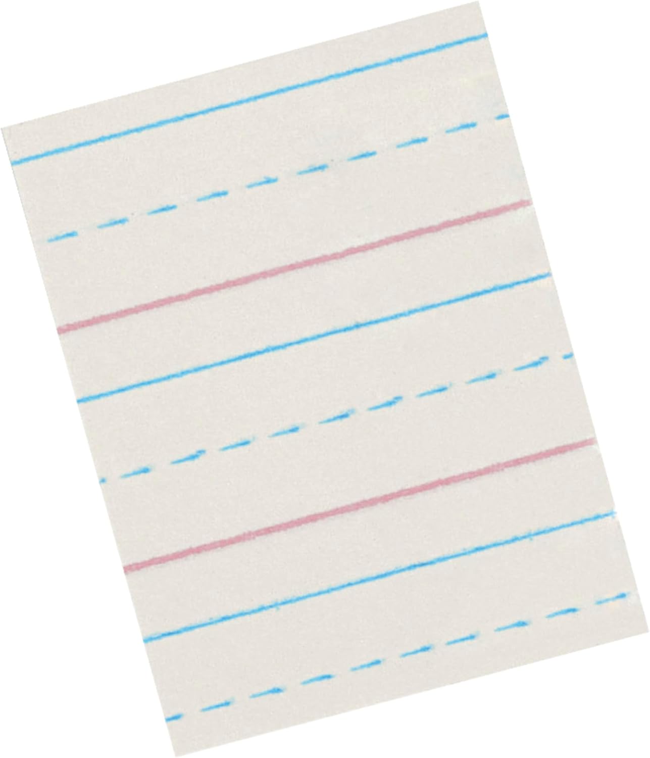 School Smart Zaner-Bloser Writing Paper, Handwriting Practice Lined Paper, Grade 2 to 3 Learning, 1/2 Inch Rule, 10-1/2 x 8 Inches, 500 Sheets