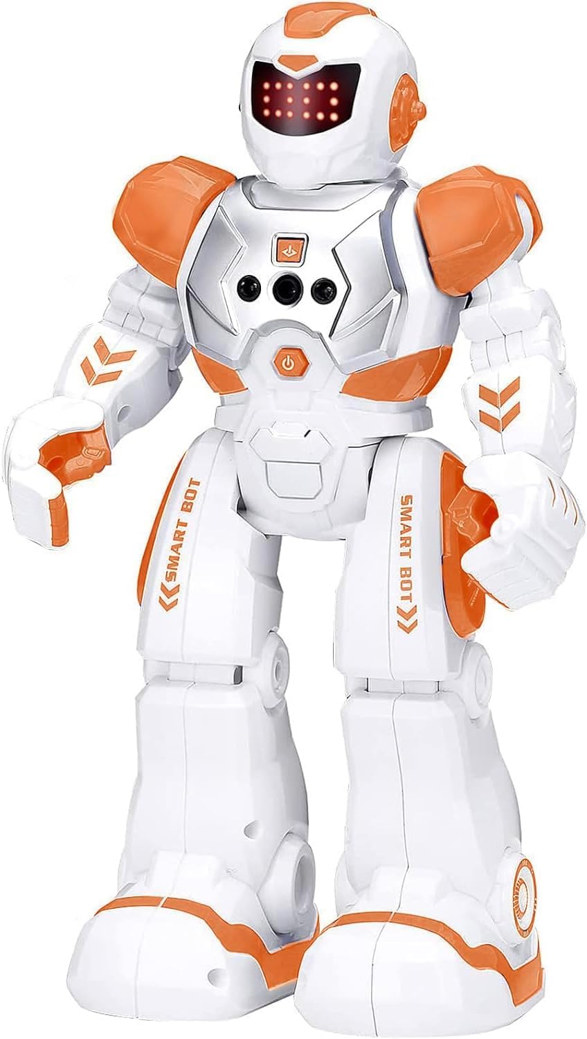 KingsDragon Robots Toy for Kids, RC Gesture Sensing Toy, Interactive Walking Singing Dancing Robot Birthday Presents for Boys Girls Age 6 7 8 9 Years Old