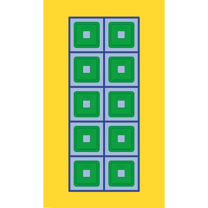 Didax Educational Resources UNIFIX Ten-Frame Card Game