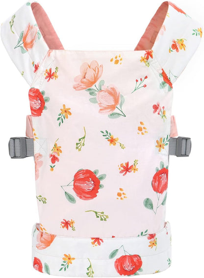 Miracle Baby Doll Carrier for Kids, Front and Back Baby Doll Accessories Backpack Kid Toddlers Play Toy Baby Carriers with Adjustable Straps for Little Girls