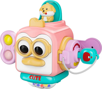 OSIMILY Montessori Toys for 1 Year Old, Busy Cube for 1 Year Old Boy Gifts,Sensory Toys for Toddlers 1-3,Fine Motor Skills Educational Toys,Birthday Gift for Baby Aged 6, 9, 10, 12, 18 Months