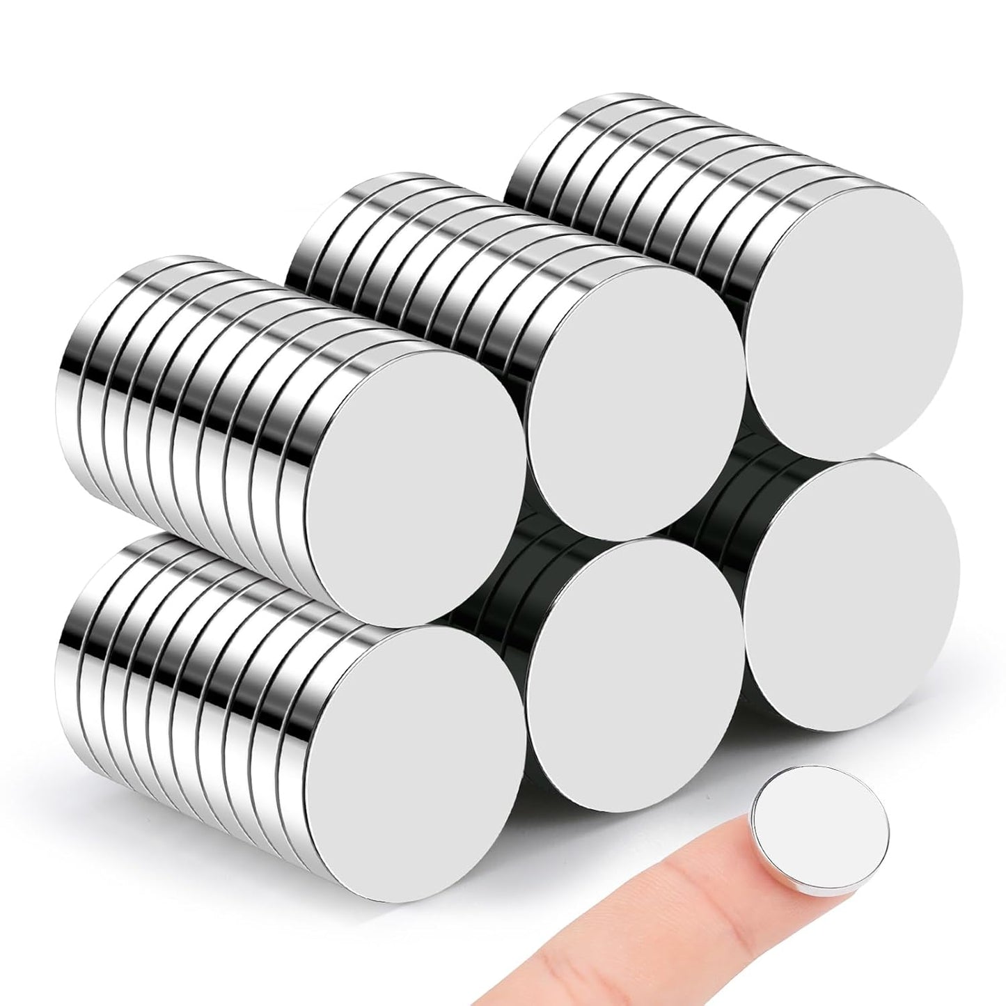 320Pcs Small Neodymium Magnets, 6x2mm Small Rare Earth Magnet Mini Magnets for Whiteboard, Office, School, STEM Measurement Kit, 3D Printing,Science Experiments