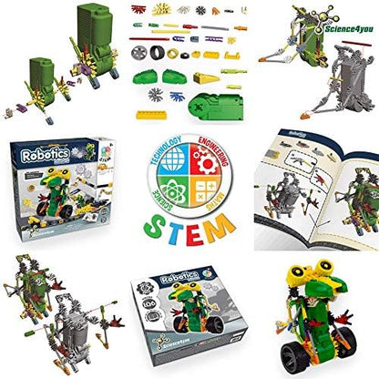 Science4you Robotics Betabot - Stem Robotics Kit for Kids 8-12+, 126 Pieces Included, Robot Building Kit for Kids, Robot Toys, Game, Gift for Boys and Girls Ages 8 9 10 11 12+