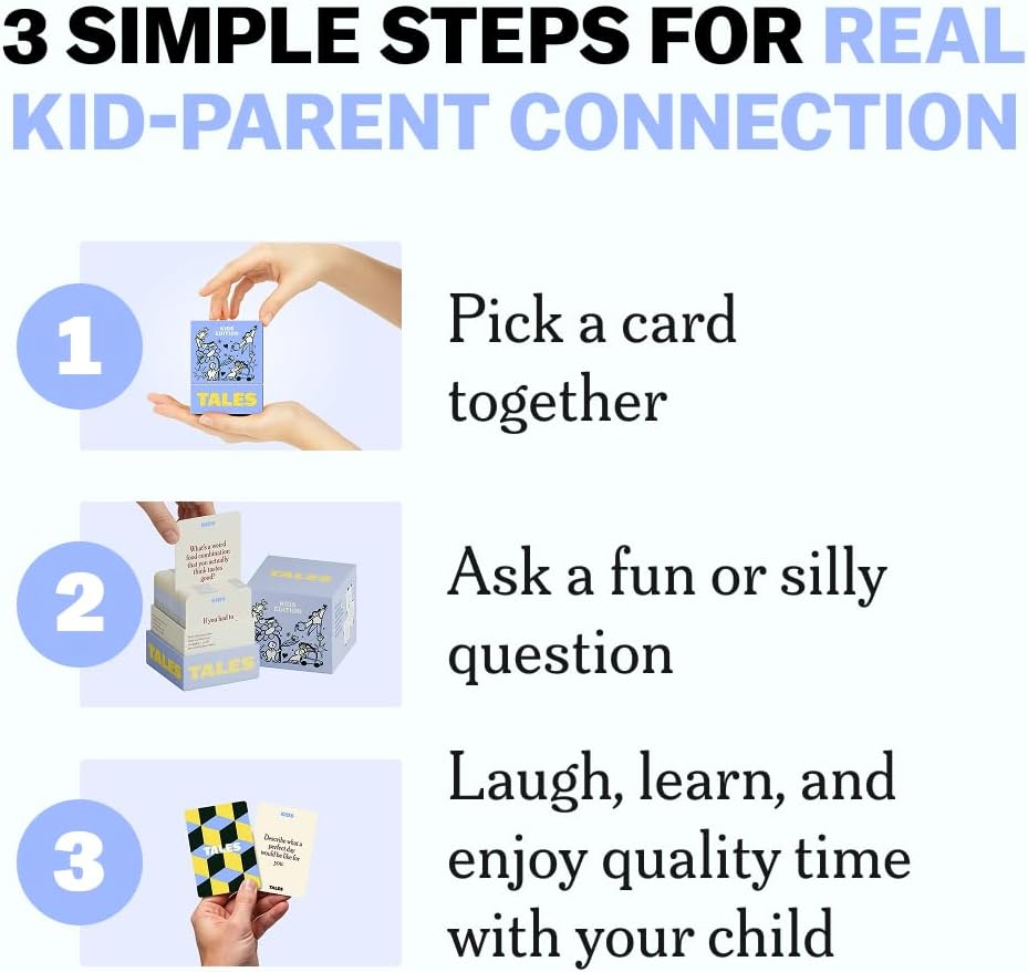 TALES 150 Conversation Cards, Friends Edition, Fun Friend Games for Adults, Teens, Kids, Perfect for Parties, Game Nights, Gifts & Gatherings, Conversations with Friends, Meaningful Connections