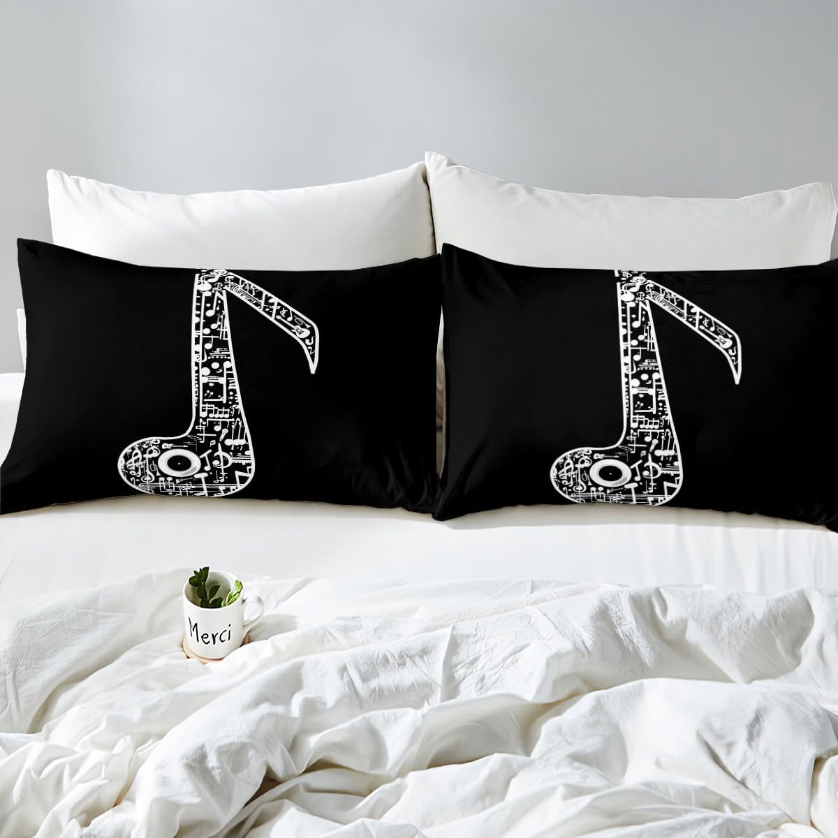 Drum Kit Comforter Cover Abstract Musical Instruments Bedding Set for Kids Boys Teens,Pop Music Duvet Cover Modern Rock Quilt Cover, Teal Laser Light Bedroom Decor Twin Size Blue Green Black