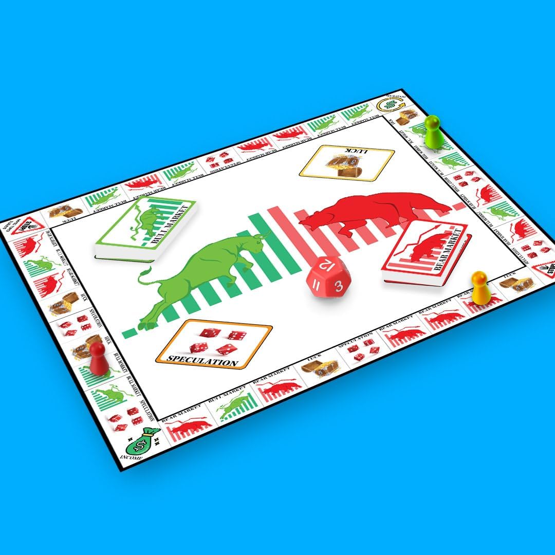 Life Sutra Bulls & Bears Board Game for Ages 14+ , Learn Investing & Trading Through Play, Stock Market, Crypto & Finance Strategy Game for Teens & Families, STEM - Approved