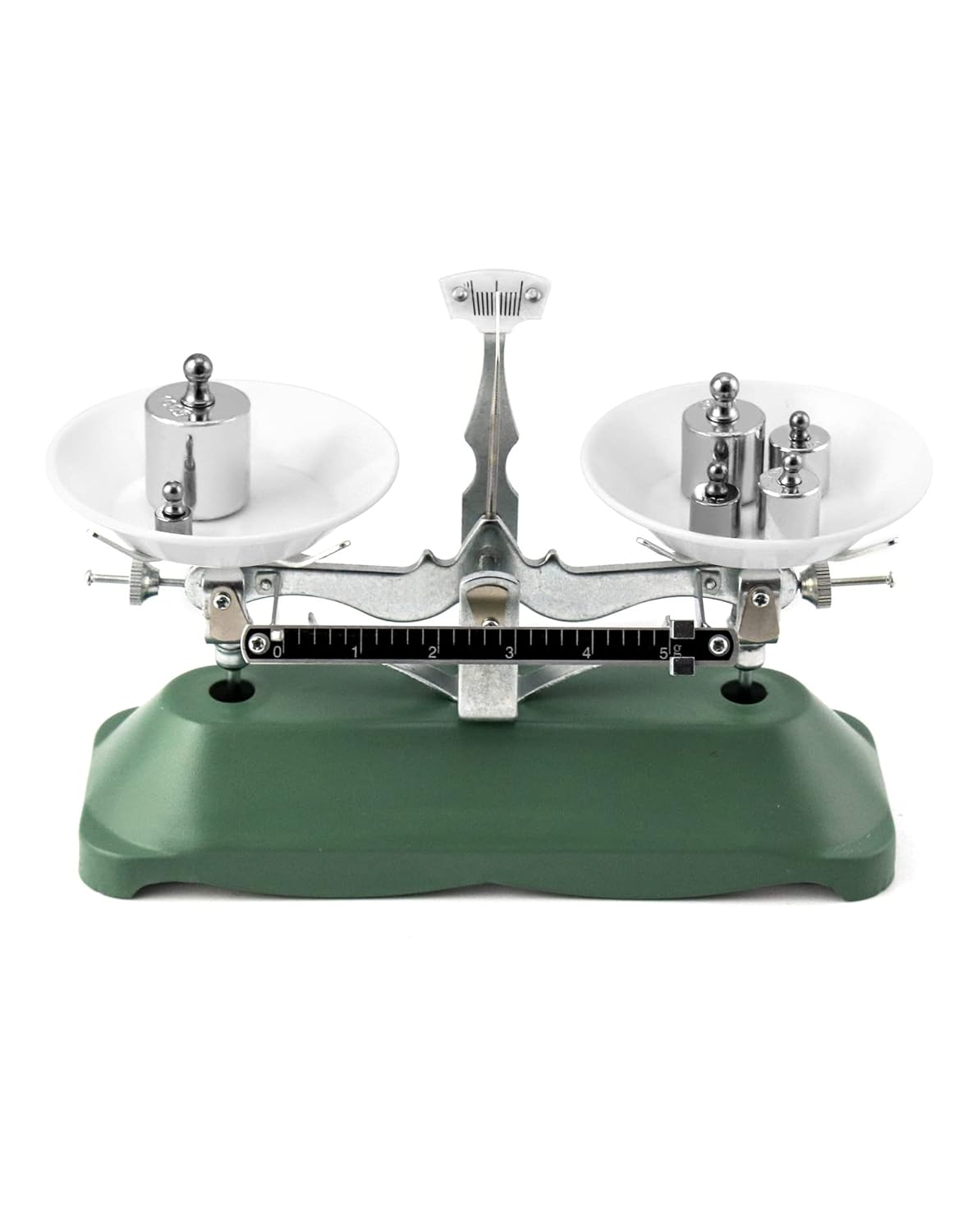 QWORK Balance Scale, 200g / 0.2g, Mini Laboratory Triple Beam Balance Beam Scale for Teaching Tool