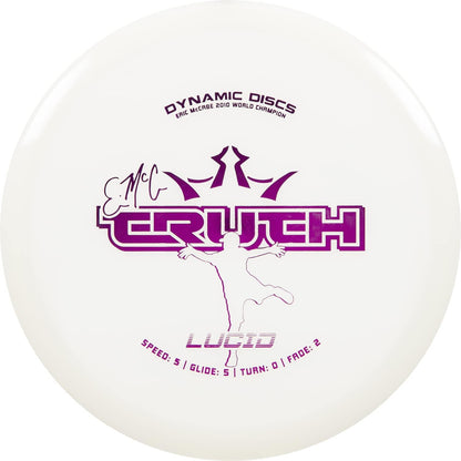 Dynamic Discs Lucid EMAC Truth Disc Golf Midrange | Straight–Stable Control Mid Range | Premium Plastic | Accurate Lines for Fairway & Approach Shots | Reliable Consistent Flight | (Colors May Vary)