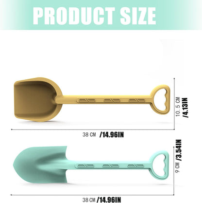 Sand Shovel Toy 2PCS Outdoor Play Tool with Wide Scoops Design Sandcastle Building Tool Toy for Beach Beach Shovel for