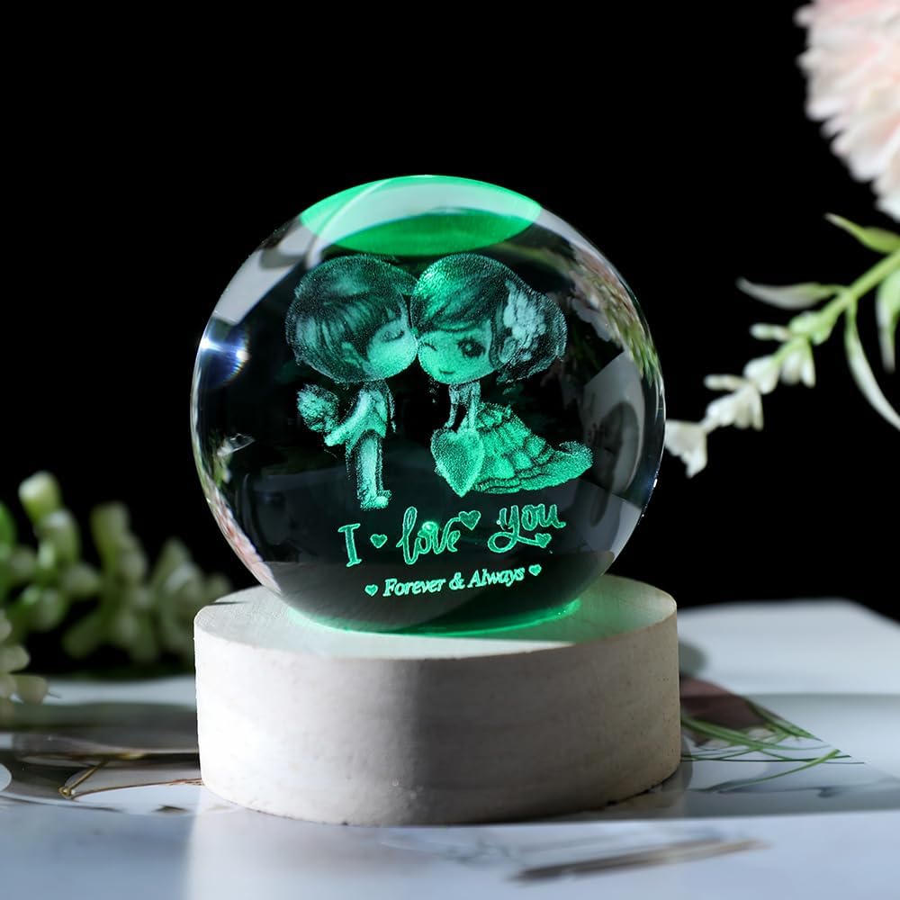 3D Solar System Crystal Ball Space Lover Model Themed Gifts 3D Planets Glass Ball 60mm Decorative Sphere Decor Astronomy Birthday Gift