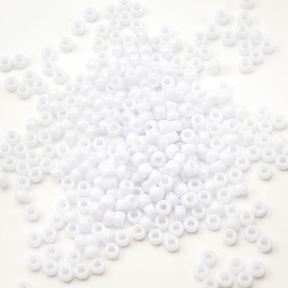 Gxueshan 1000 Pcs Acrylic Black Pony Beads 6x9mm Large Hole Pen Hair Kandi Beads Bulk for Friendship Bracelet Necklace Jewelry Making Earring Braiding Kit