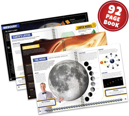 Abacus Brands Bill Nye's VR Space Lab - Virtual Reality Kids Science Kit, Book and Interactive STEM Learning Activity Set (Bill Nye Space (2025 Version))