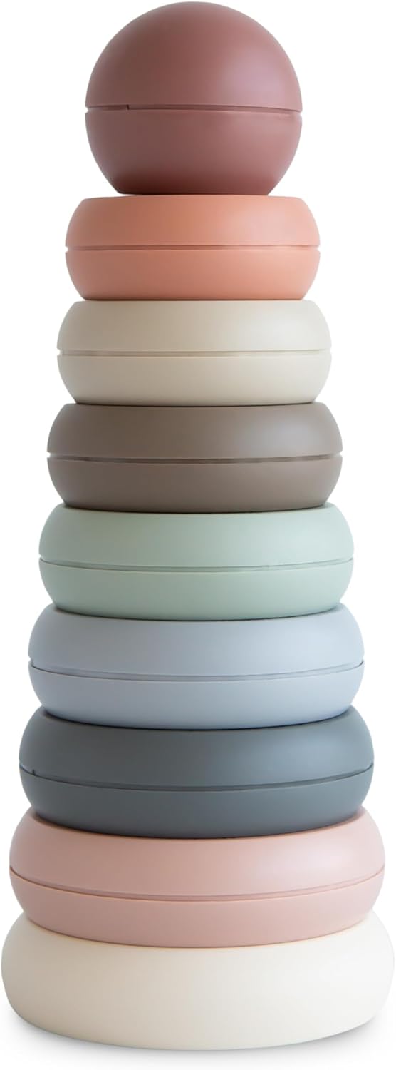 mushie Stacking Rings Toy | Made in Denmark (Original)