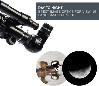 Celestron - PowerSeeker 50AZ Telescope - Manual Alt-Azimuth Telescope for Beginners - Compact and Portable - Bonus Astronomy Software Package - 50mm Aperture