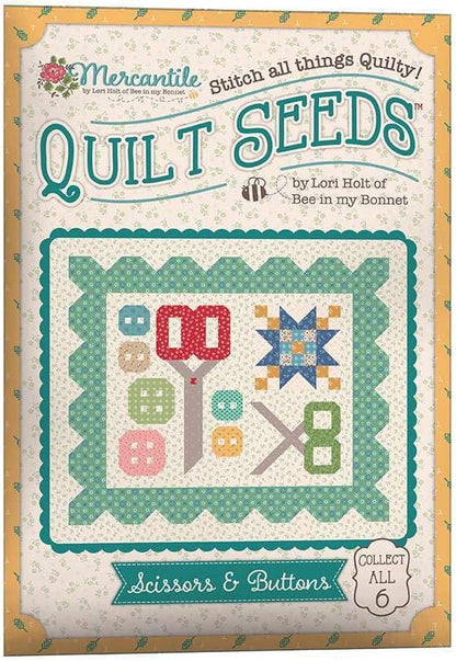 Riley Blake - Mercantile by Lori Holt - Quilt Seeds Block Pattern - Pins & Pincushions