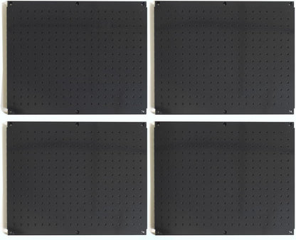 Metal Pegboard 12-Inch Tall x 16-Inch Wide Heavy Duty Wall Organizer for Home Garage Tool Storage 4pcs Green