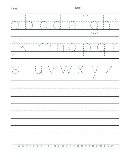 Trace Letters: Alphabet Handwriting Practice workbook for kids: Preschool writing Workbook with Sight words for Pre K, Kindergarten and Kids Ages 3-5. ... Words & Math for Preschool & Kindergarten)