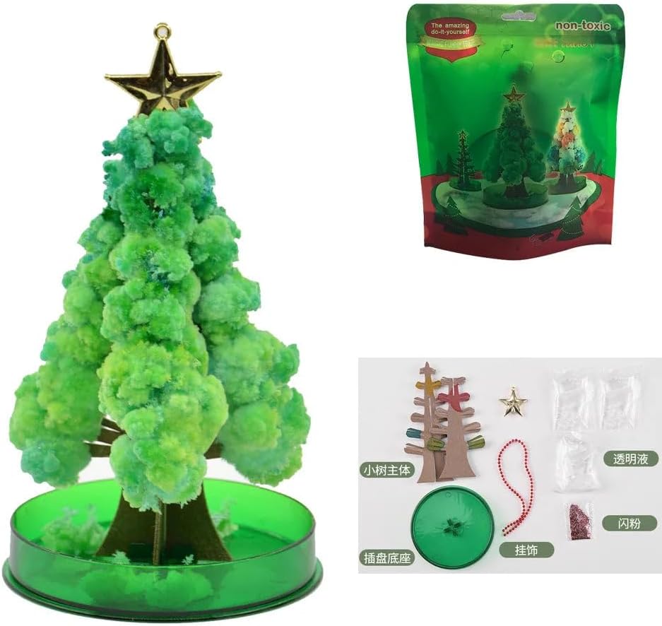 Magic Sakura Cherry Blossom Paper Tree - Crystal Tree Growing Kit for Kids & Teens - DIY Science Kit - Educational Sakura Magic Tree - Grow Your Own Crystal Garden