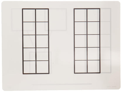 Didax Educational Resources Write & Wipe Ten-Frame Mats (211441)