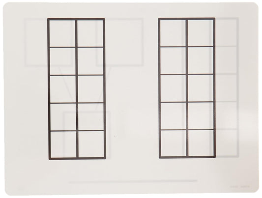 Didax Educational Resources Write & Wipe Ten-Frame Mats (211441)