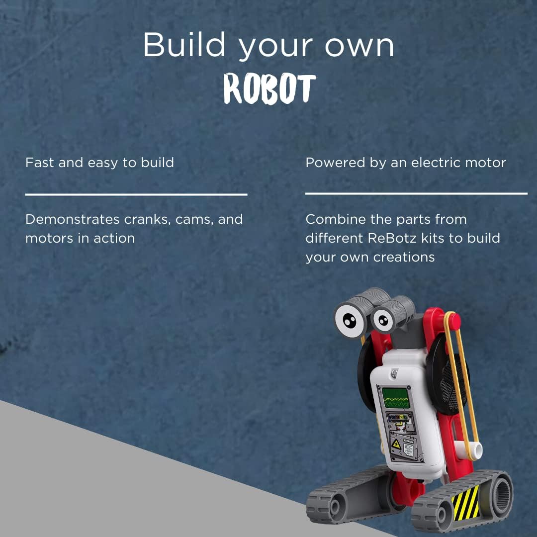 Thames & Kosmos - Rebotz: Knox - The Wacky Walking Robot - Engineering Science Kit - Educational Building Toys - Fun for Kids, Ages 6+ - 552004