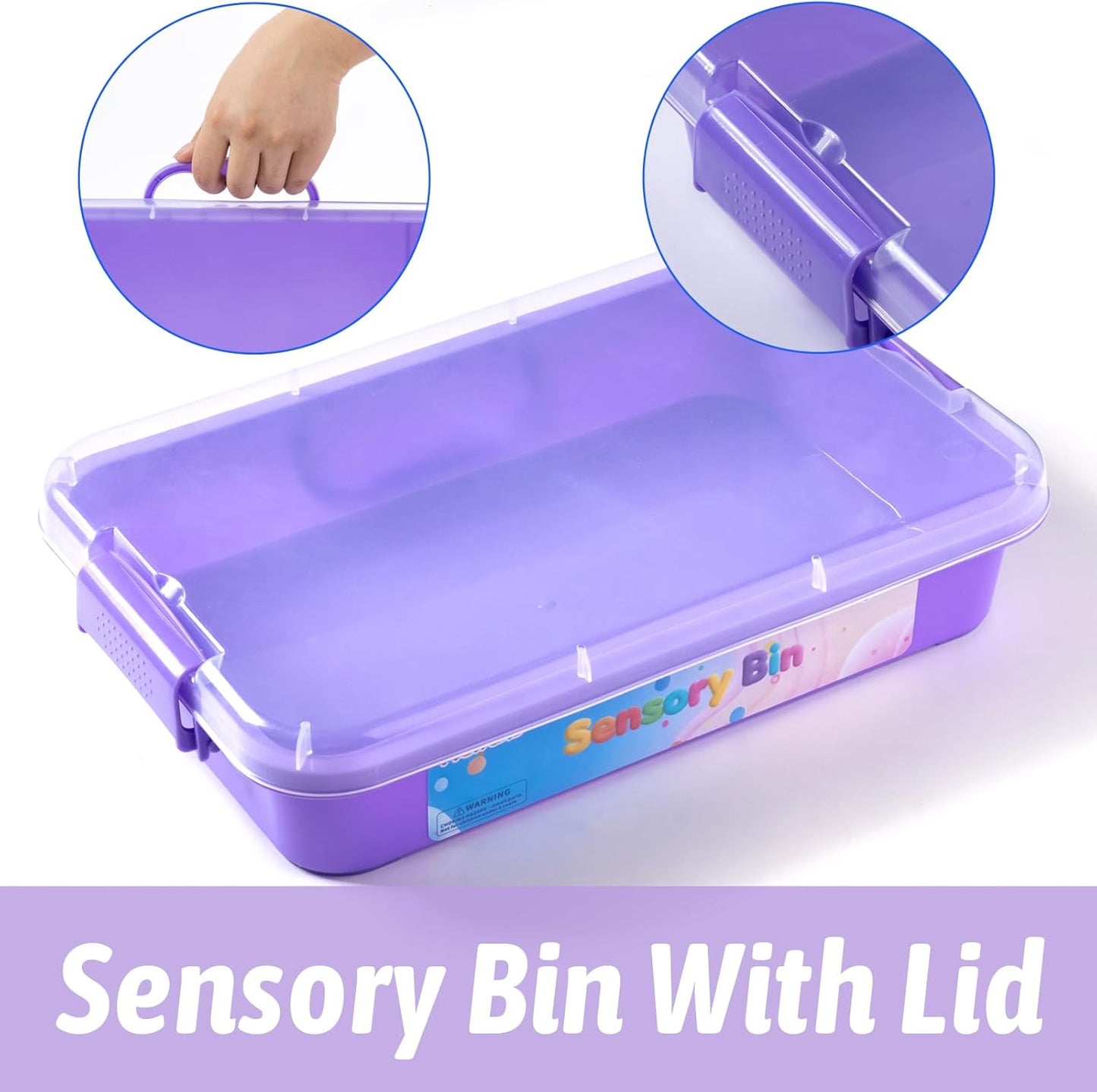 Pet Track Set, Pet Sensory Bin for Kids, All-in-One Animal Sensory Sand Kit with Dog Playset & Tools
