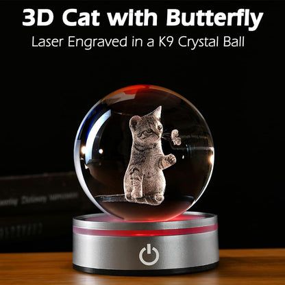 IFOLAINA 3D Solar System Crystal Ball Model Gift Space Astronomy Gift Planets Multicolor Universe Globe Ball Science Astrophysics Gift Night Light Kids Bedroom Adults Gift