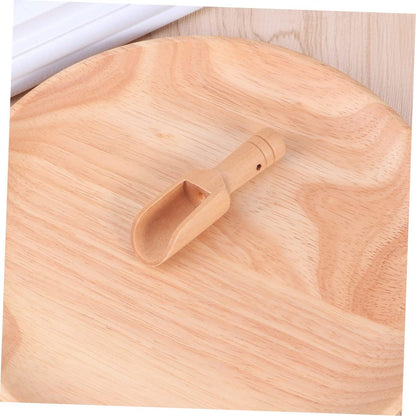 Ciieeo 9pcs Mini Wooden Scoops Salt Seasoning Spoons for Flour Rice Natural Utensils Kitchen Tool