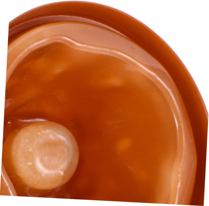 LIOOBO Volcanic Model Experiment Kit Erupting Volcano Science Prop for Light Brown Base and Shell for Lab Experiments and Educational Projects Volcano Ornaments